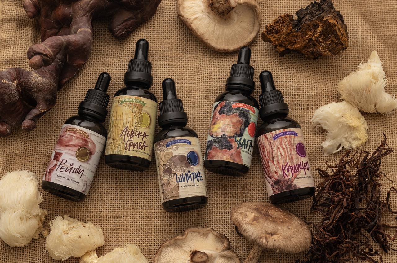 Комбиниран пакет от 5 гъбени тинктури