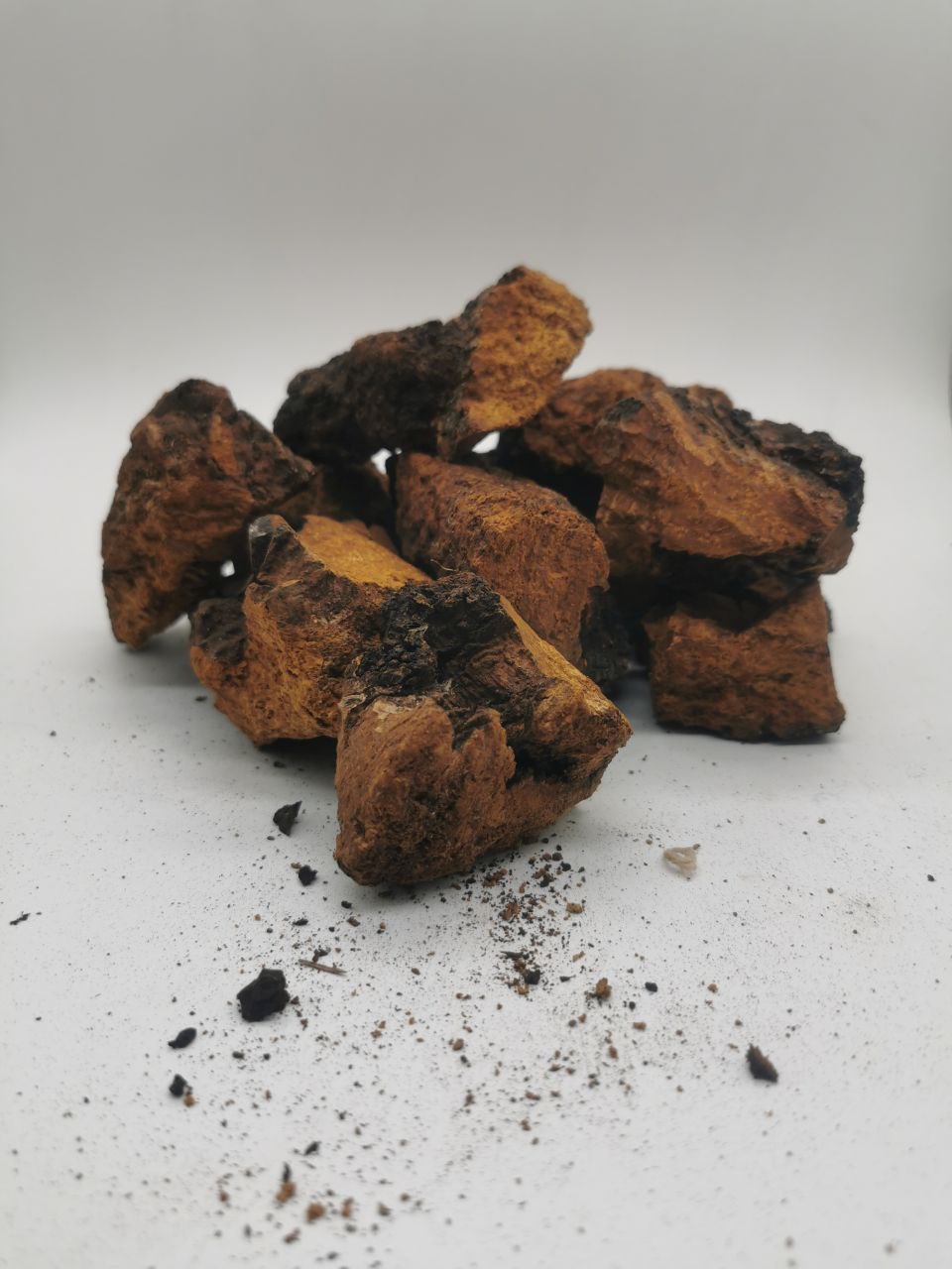 Dried Chaga Chunks